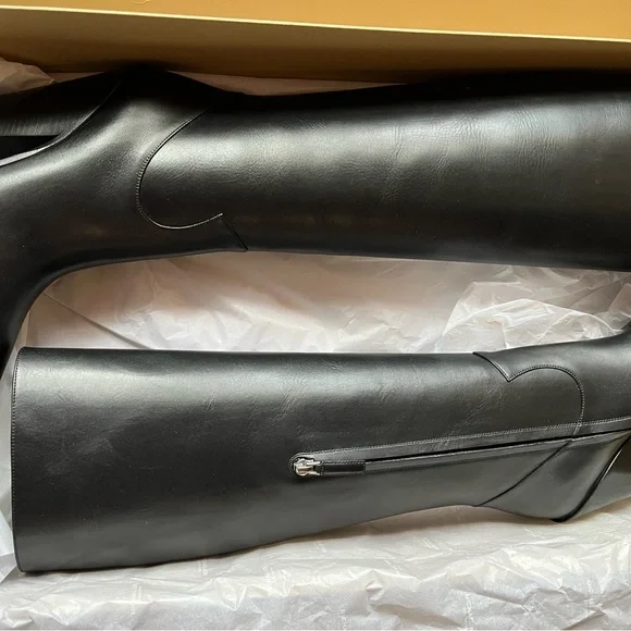 Michael Kors Collection Gwen Black Western Tall Boot 38 - Picture 6 of 12